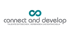 Logo connect and develop